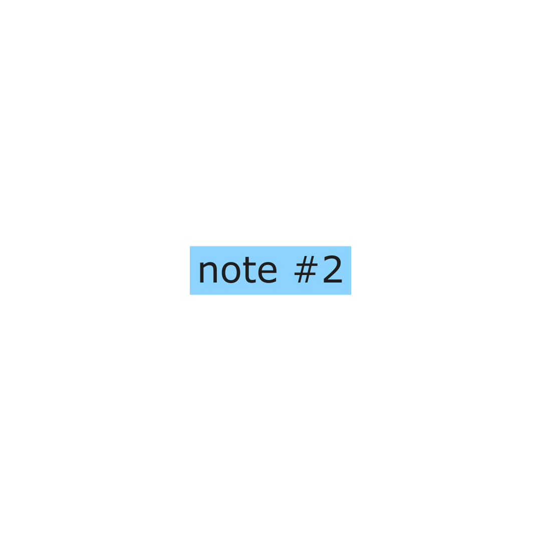 Note #2