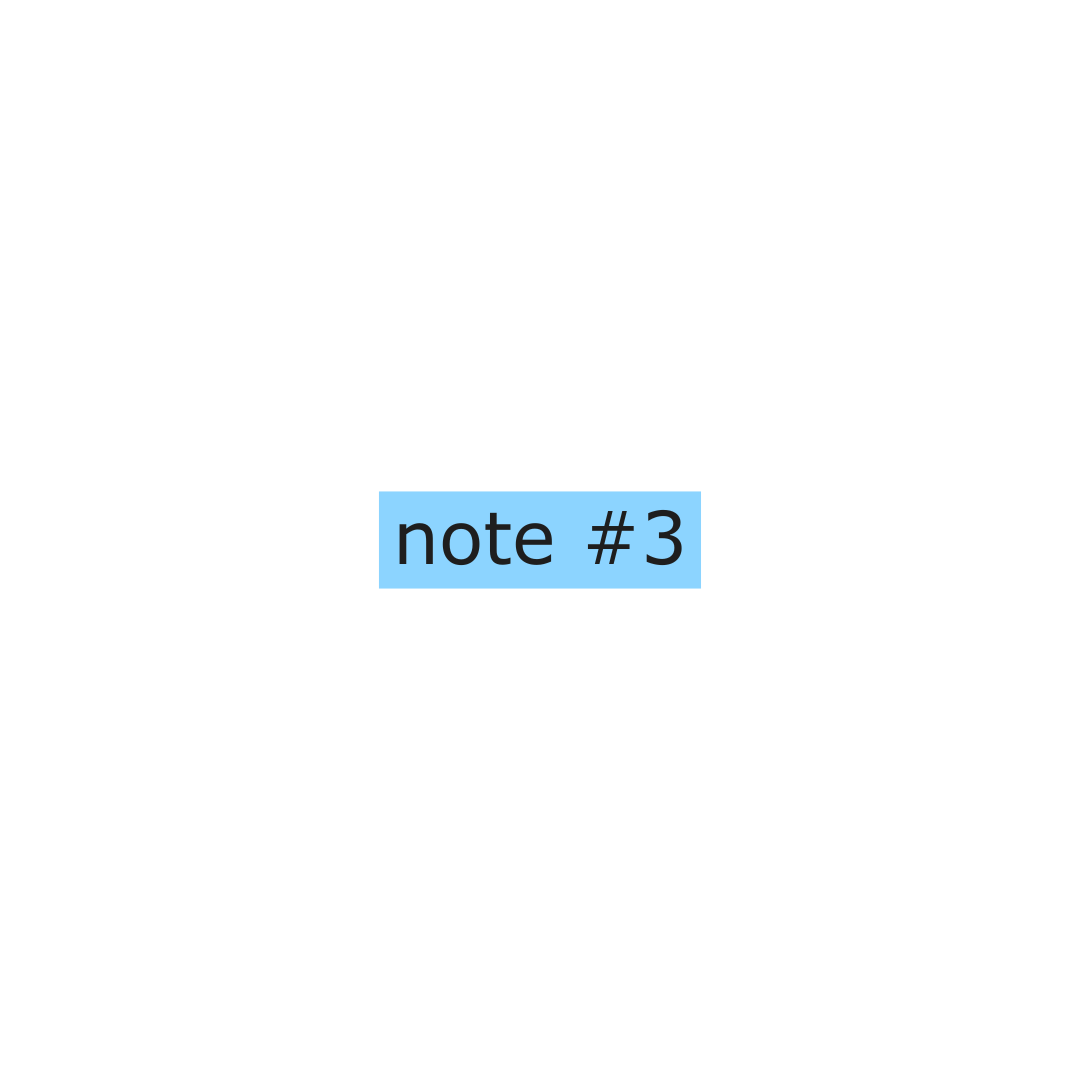 Note #3