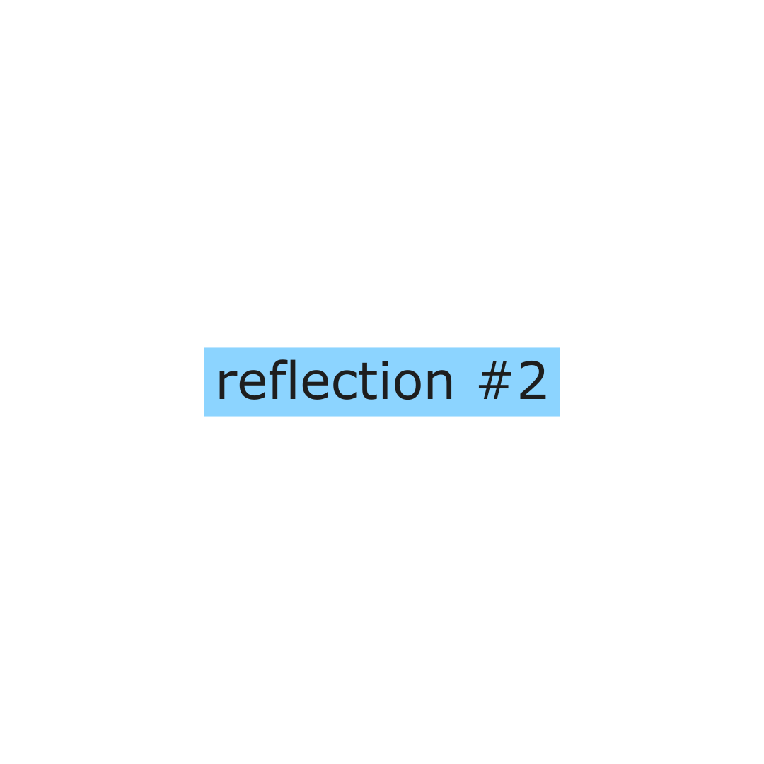 Reflection #2